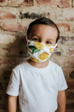 PD EXCLUSIVES KIDS LEMON LUSH NON-MEDICAL FACE MASK BY PINK DESERT