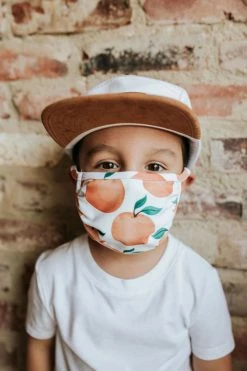 KIDS PEACHY PEACH NON-MEDICAL FACE MASK BY PINK DESERT
