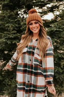 Miss Sparkling THE GOOD TIDINGS FLANNEL IN GREEN PLAID