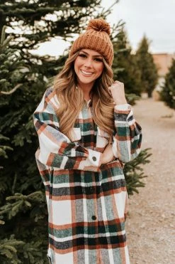 Miss Sparkling THE GOOD TIDINGS FLANNEL IN GREEN PLAID