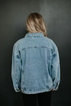 Mono THE BROOKLYN DENIM JACKET IN MEDIUM DENIM TOPS
