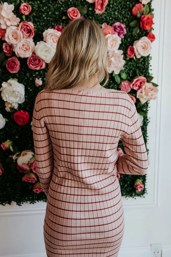 Tea N Rose DRESSES THE COMING UP ROSES DRESS IN PINK STRIPES 5 Tea N Rose DRESSES THE COMING UP ROSES DRESS IN PINK STRIPES