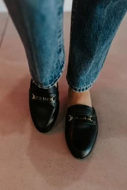 Qupid THE REGENT MULE IN BLACK