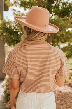 Wishlist THE CAMERON STRIPED TOP IN COLORBLOCK TOPS