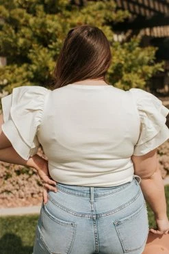 Fore THE FLY WITH ME BODYSUIT IN WHITE