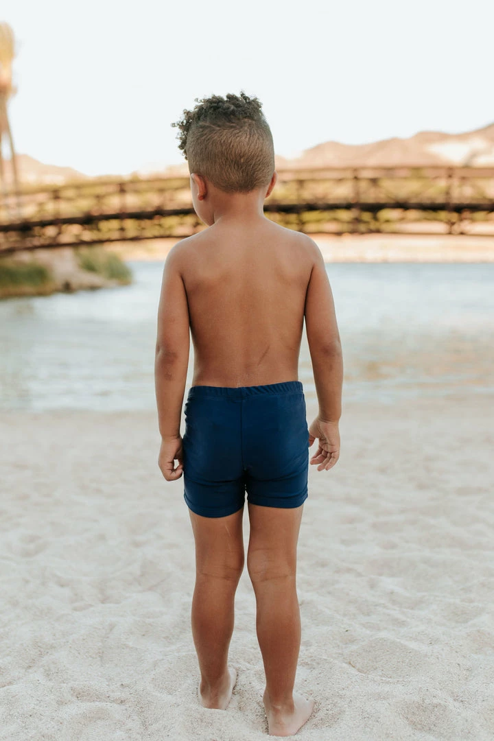 PINK DESERT BOYS EUROPEAN CUT SWIM SHORT IN INDIGO 3 PINK DESERT BOYS EUROPEAN CUT SWIM SHORT IN INDIGO