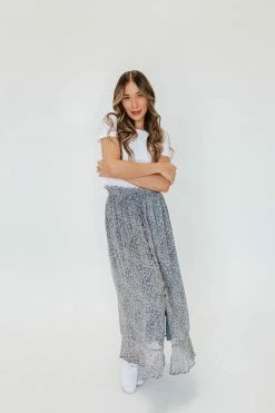 Mikarose THE MAXI BUTTON DOWN SKIRT IN DUTCH BLUE BY MIKA ROSE NEW ARRIVALS