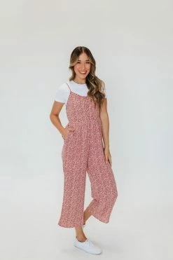 Hayden Los Angeles THE MANDI FLORAL JUMPSUIT IN MAUVE NEW ARRIVALS