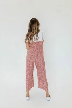 Hayden Los Angeles THE MANDI FLORAL JUMPSUIT IN MAUVE NEW ARRIVALS