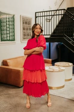 Flying Tomato NEW ARRIVALS THE PHOEBE TIERED DRESS IN MULTI