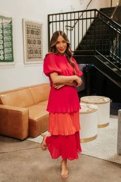 Flying Tomato NEW ARRIVALS THE PHOEBE TIERED DRESS IN MULTI