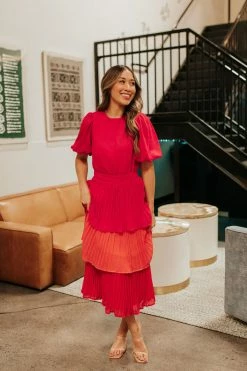 Flying Tomato NEW ARRIVALS THE PHOEBE TIERED DRESS IN MULTI