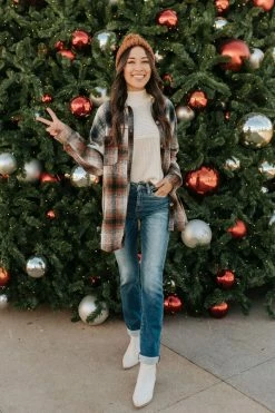 BOTTOMS THE GLORY HIGH RISE STRAIGHT JEANS IN MEDIUM WASH BY FLYING MONKEY