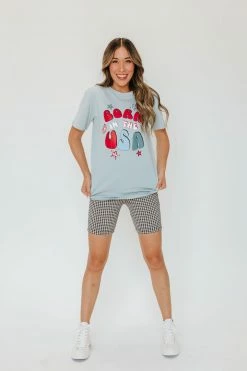 THE BORN IN THE USA TEE IN BLUE BY PINK DESERT 7 THE BORN IN THE USA TEE IN BLUE BY PINK DESERT