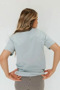 THE BORN IN THE USA TEE IN BLUE BY PINK DESERT 9 THE BORN IN THE USA TEE IN BLUE BY PINK DESERT