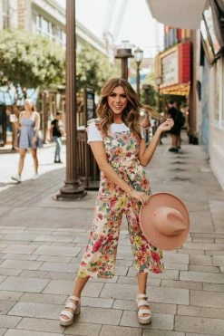 SugarLips TOPS THE PEACHY KEEN JUMPSUIT IN MULTI FLORAL