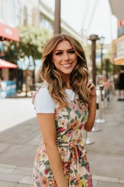 SugarLips TOPS THE PEACHY KEEN JUMPSUIT IN MULTI FLORAL 7 SugarLips TOPS THE PEACHY KEEN JUMPSUIT IN MULTI FLORAL