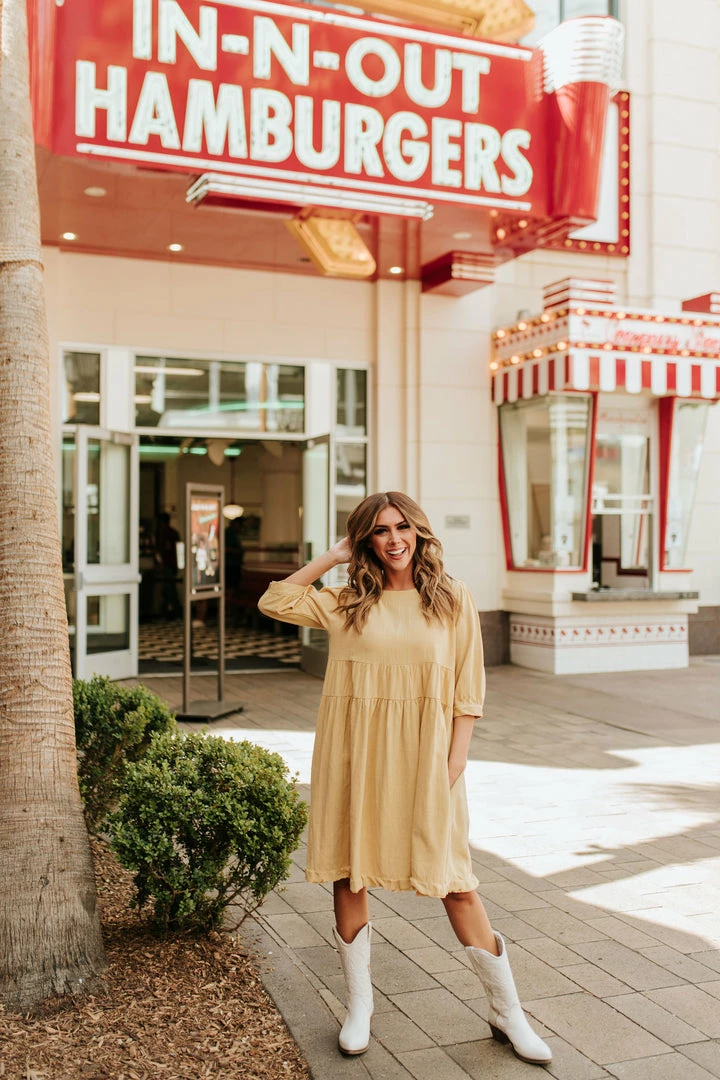 Davi&Dani THE DASIA DRESS IN YELLOW 1 Davi&Dani THE DASIA DRESS IN YELLOW