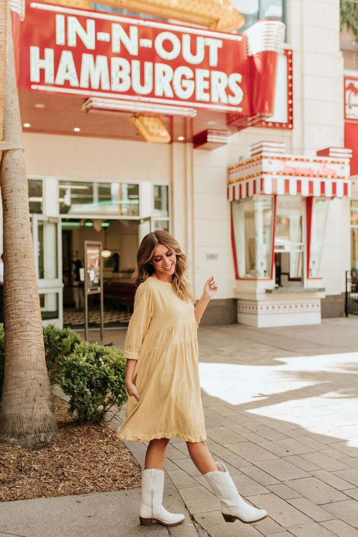 Davi&Dani THE DASIA DRESS IN YELLOW 3 Davi&Dani THE DASIA DRESS IN YELLOW