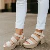 Ccocci BEST SELLERS THE NATALIE PLATFORM SANDAL IN TAUPE