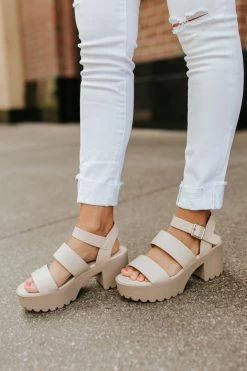 Ccocci BEST SELLERS THE NATALIE PLATFORM SANDAL IN TAUPE