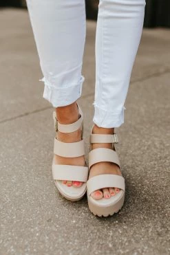 Ccocci BEST SELLERS THE NATALIE PLATFORM SANDAL IN TAUPE