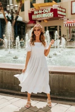 Mikarose THE HEAVEN ON EARTH DRESS IN WHITE DRESSES