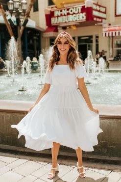 Mikarose THE HEAVEN ON EARTH DRESS IN WHITE DRESSES