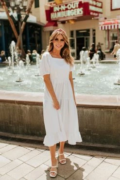 Mikarose THE HEAVEN ON EARTH DRESS IN WHITE DRESSES