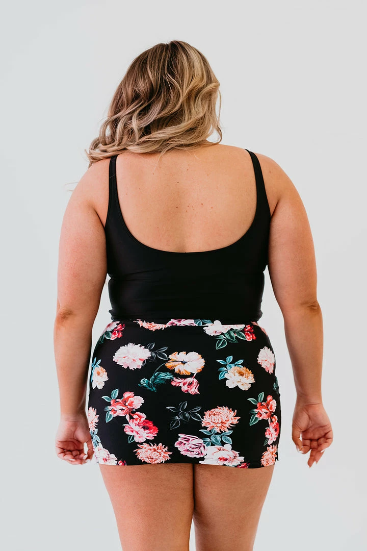 BUTTON FRONT MIDKINI SWIM TOP IN BLACK BY PINK DESERT 7 BUTTON FRONT MIDKINI SWIM TOP IN BLACK BY PINK DESERT