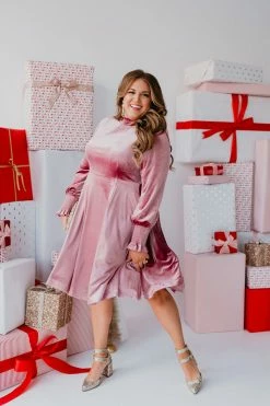 PD EXCLUSIVES SASSY RED LIPSTICK X PINK DESERT SUGAR PLUM VELVET DRESS IN FROSTED MAUVE 10 PD EXCLUSIVES SASSY RED LIPSTICK X PINK DESERT SUGAR PLUM VELVET DRESS IN FROSTED MAUVE