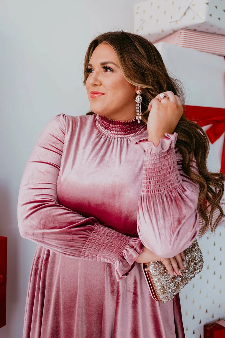 PD EXCLUSIVES SASSY RED LIPSTICK X PINK DESERT SUGAR PLUM VELVET DRESS IN FROSTED MAUVE 5 PD EXCLUSIVES SASSY RED LIPSTICK X PINK DESERT SUGAR PLUM VELVET DRESS IN FROSTED MAUVE