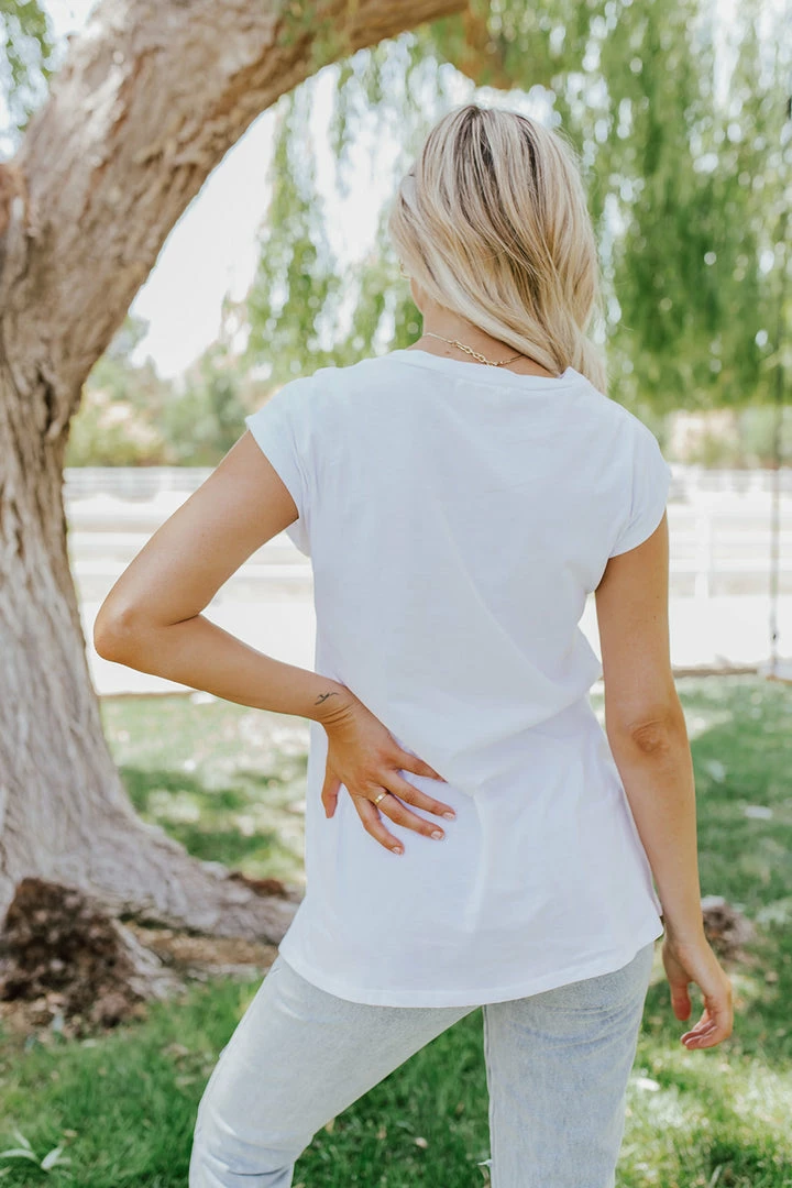 Ninexis THE FREEDOM GRAPHIC TEE IN WHITE 3 Ninexis THE FREEDOM GRAPHIC TEE IN WHITE