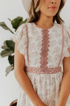 Polagram/Baevely THE MARINA MAXI DRESS IN CREAM FLORAL DRESSES