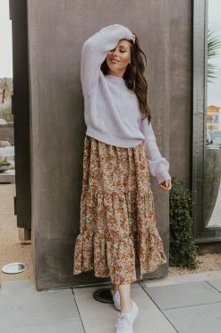 Hyfve TOPS THE HOME SWEET SWEATER IN LILAC