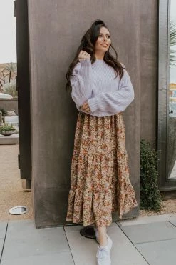 Hyfve TOPS THE HOME SWEET SWEATER IN LILAC