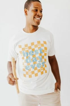 THE BEST DAY EVER ADULT TEE BY HAPPY THREADS X PINK DESERT NEW ARRIVALS 12 THE BEST DAY EVER ADULT TEE BY HAPPY THREADS X PINK DESERT NEW ARRIVALS