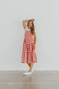 Paper Moon THE YOU LOOK LIKE THE FOURTH OF JULY MAXI DRESS IN RED DRESSES