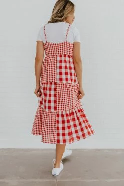 Paper Moon THE YOU LOOK LIKE THE FOURTH OF JULY MAXI DRESS IN RED DRESSES