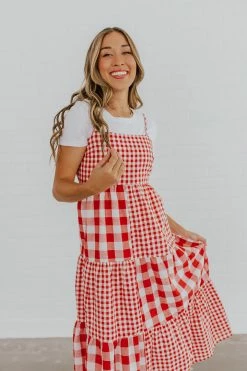 Paper Moon THE YOU LOOK LIKE THE FOURTH OF JULY MAXI DRESS IN RED DRESSES