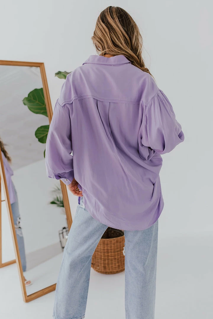 Davi&Dani THE LET IT BE BUTTON UP SHIRT IN LAVENDER 6 Davi&Dani THE LET IT BE BUTTON UP SHIRT IN LAVENDER