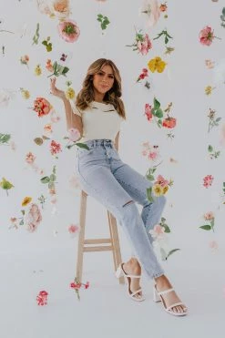 Insane Gene THE KRISTA HIGH WAIST JEANS IN LIGHT WASH BOTTOMS