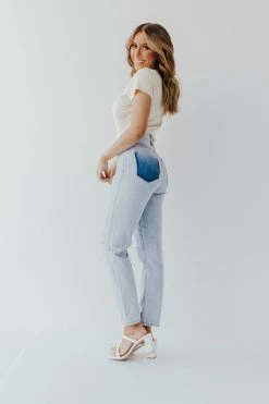 Insane Gene THE KRISTA HIGH WAIST JEANS IN LIGHT WASH BOTTOMS