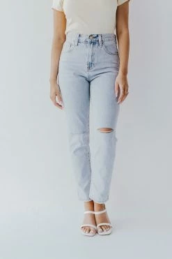 Insane Gene THE KRISTA HIGH WAIST JEANS IN LIGHT WASH BOTTOMS