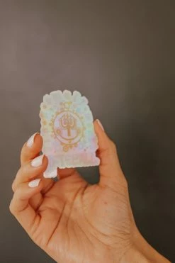 THE SMALL WORLD HOLOGRAPHIC STICKER BY HAPPY THREADS X PINK DESERT NEW ARRIVALS