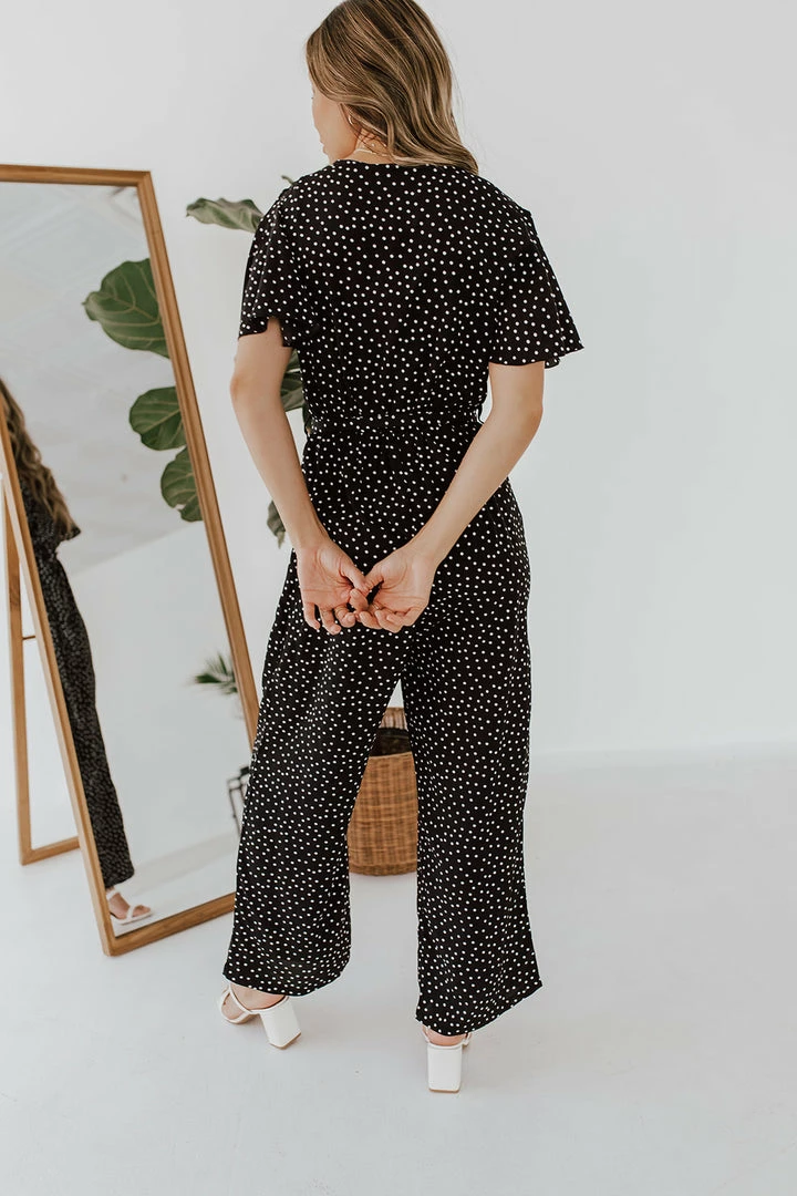 Lily Clothing THE DOLLY POLKA DOT JUMPSUIT IN BLACK 5 Lily Clothing THE DOLLY POLKA DOT JUMPSUIT IN BLACK