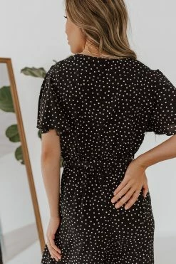 Lily Clothing THE DOLLY POLKA DOT JUMPSUIT IN BLACK 11 Lily Clothing THE DOLLY POLKA DOT JUMPSUIT IN BLACK