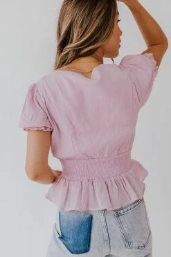 In Loom THE JANE SMOCKED TOP LAVENDER TOPS 9 In Loom THE JANE SMOCKED TOP LAVENDER TOPS