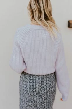Hyfve TOPS THE HOME SWEET SWEATER IN LILAC
