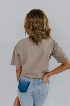 Faith Apparel THE SUNSHINE ON MY MIND TEE IN MOCHA